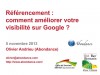 Conférence numérique referencement