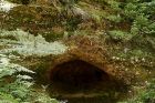 Le sentier du Château de Salm. La Broque. Crédit photo : Office de tourisme de la vallée de la Bruche