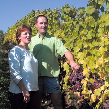 Winegrowers Cathy and Gilbert LANG