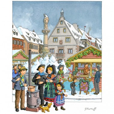 Exposition de Noël - Villes et villages d’Alsace vus par Georges Ratkoff
