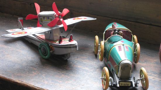 Exposition de jouets anciens