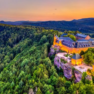 Club Vosgien - randonnée coucher de soleil au Mont Sainte-Odile