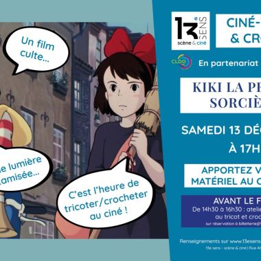 Ciné-Tricot-Crochet - Kiki the little witch