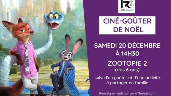 Ciné-goûter de Noël - Zootopie 2