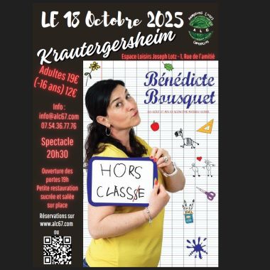 Spectacle - Bénédicte Bousquet dans HORS CLASSSE