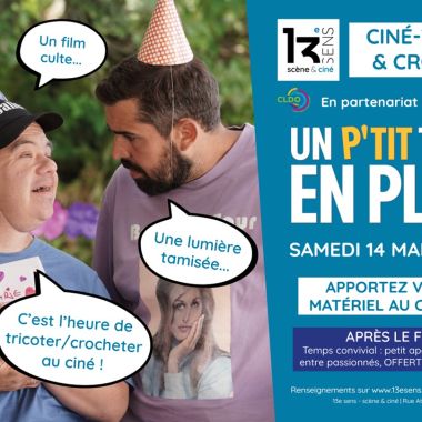 Ciné-Tricot-Crochet - Un p'tit truc en plus