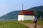Vététiste près de la chapelle du Bollenberg © F.Kruch