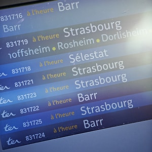 Horaire des trains - Gare d'Obernai